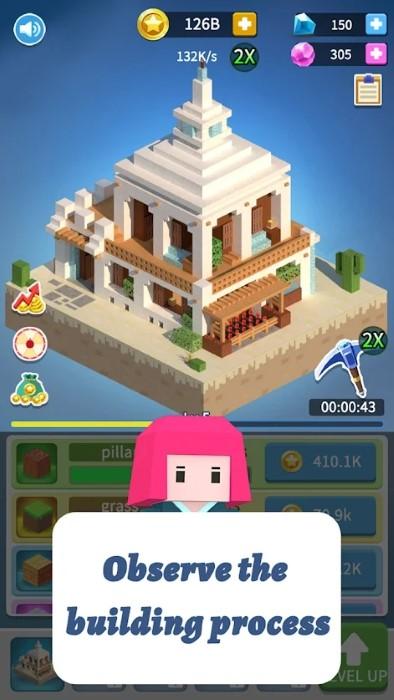 积木建筑3d游戏下载,积木建筑3d,像素游戏,建造游戏